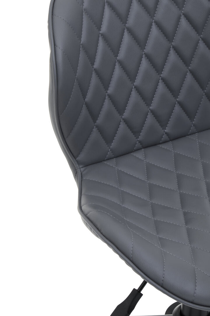 Monet Home Office Chair – Navy Velvet & Chrome