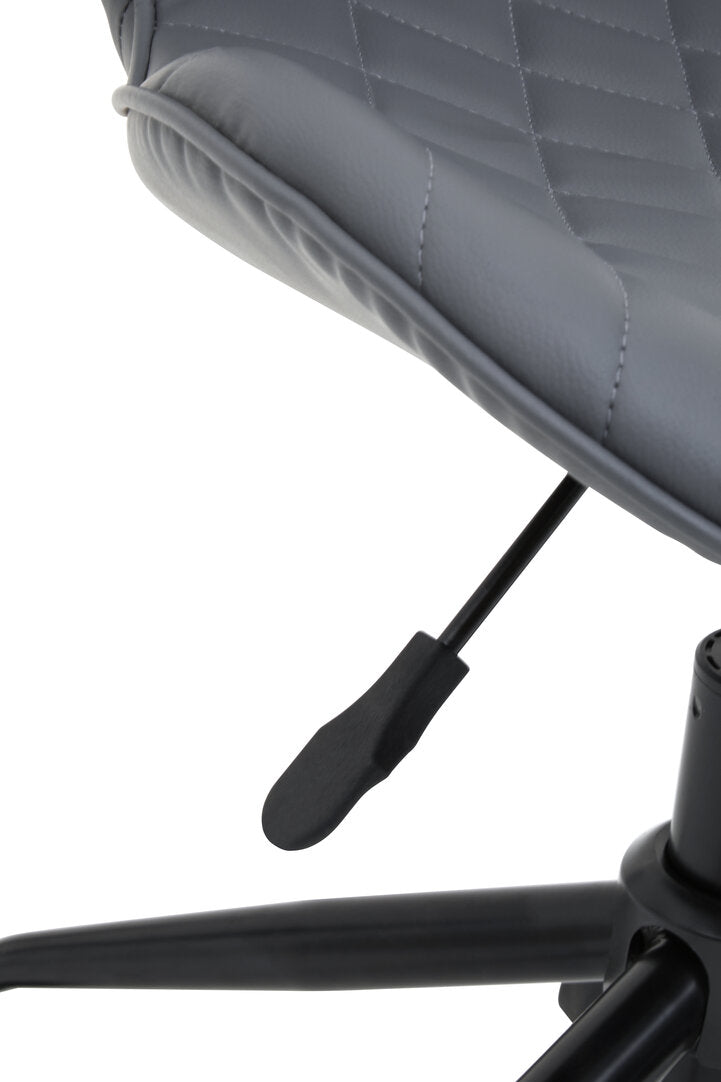 Monet Home Office Chair – Navy Velvet & Chrome