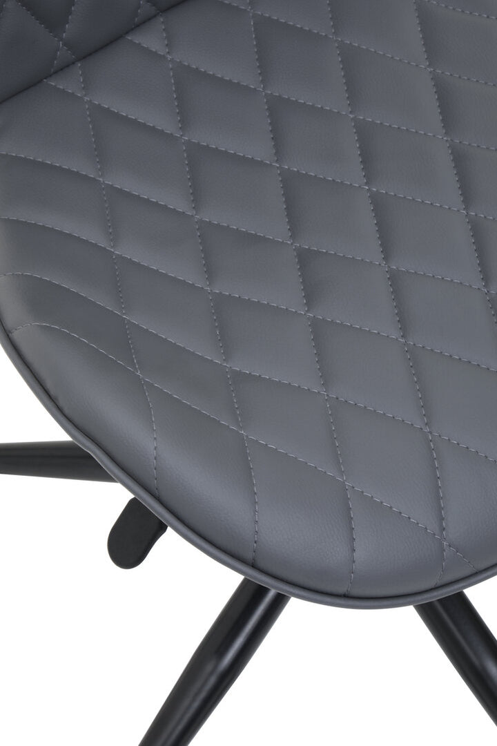 Monet Home Office Chair – Navy Velvet & Chrome