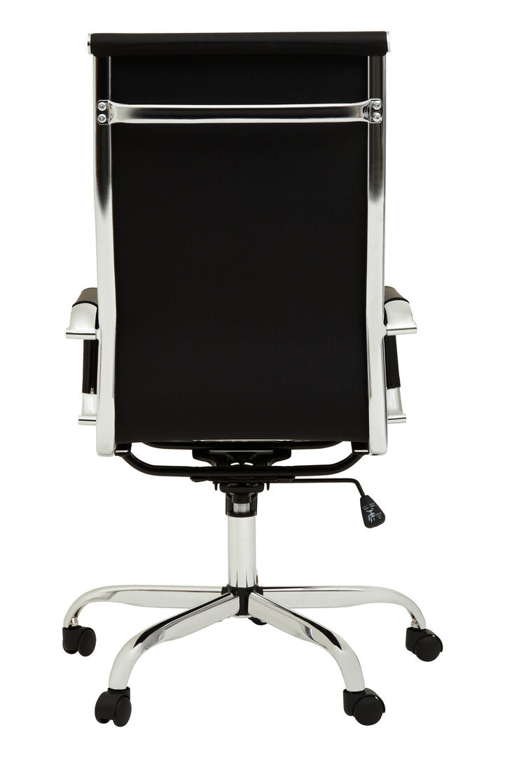 Monet Home Office Chair – Grey & Black