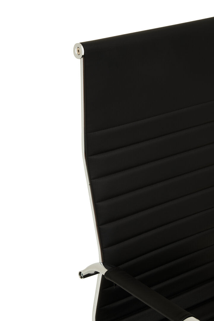 Monet Home Office Chair – Grey & Black