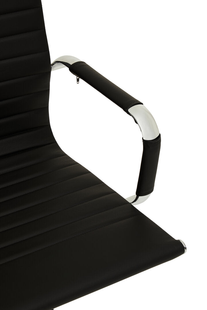 Monet Home Office Chair – Grey & Black