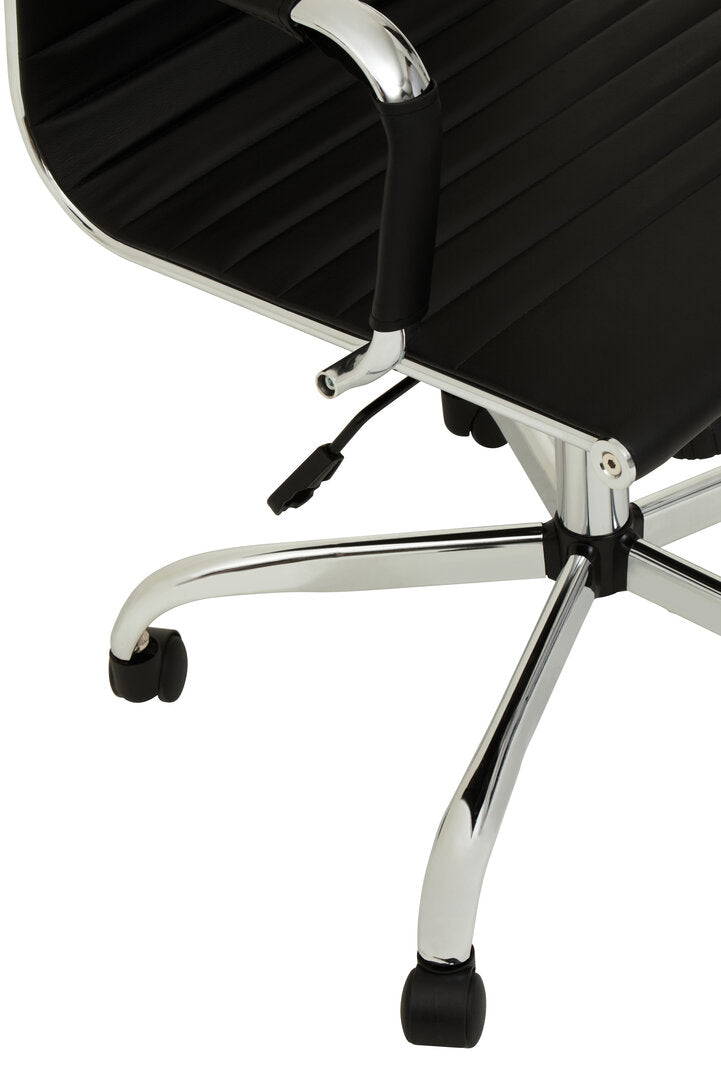 Monet Home Office Chair – Grey & Black