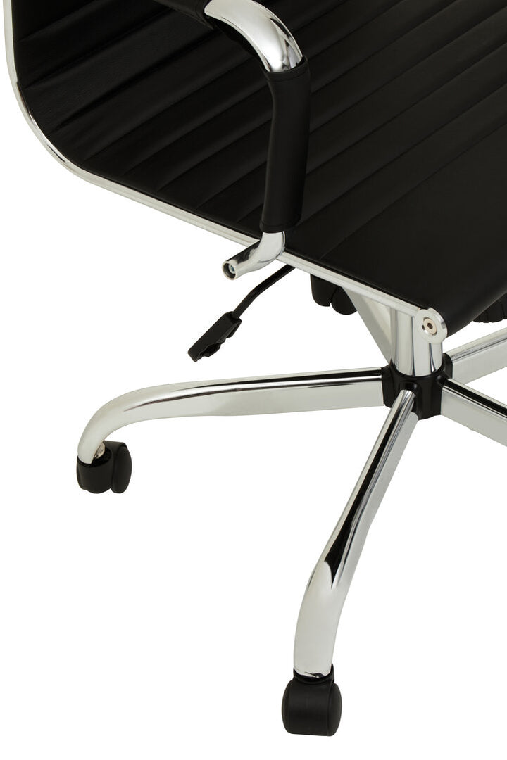 Monet Home Office Chair – Grey & Black