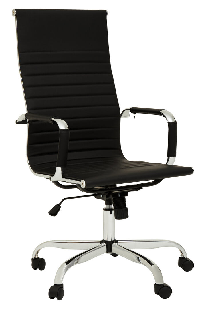 Monet Home Office Chair – Grey & Black