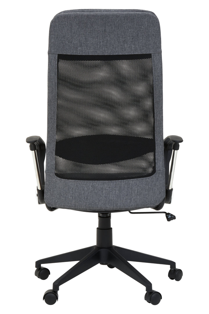 Brent Black Mesh & Grey Fabric Office Chair