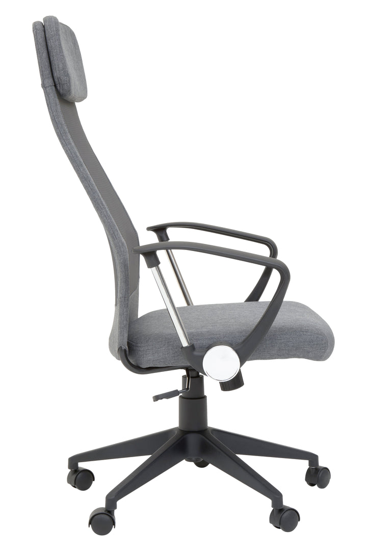 Brent Grey Mesh & Fabric Office Chair