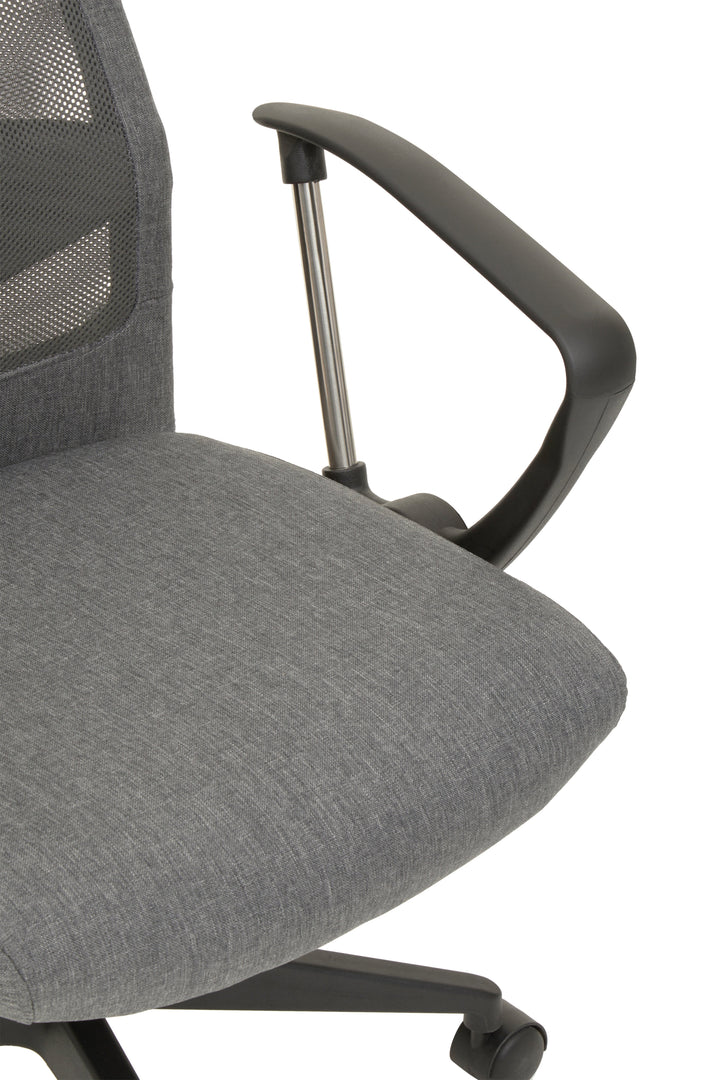 Brent Grey Mesh & Fabric Office Chair