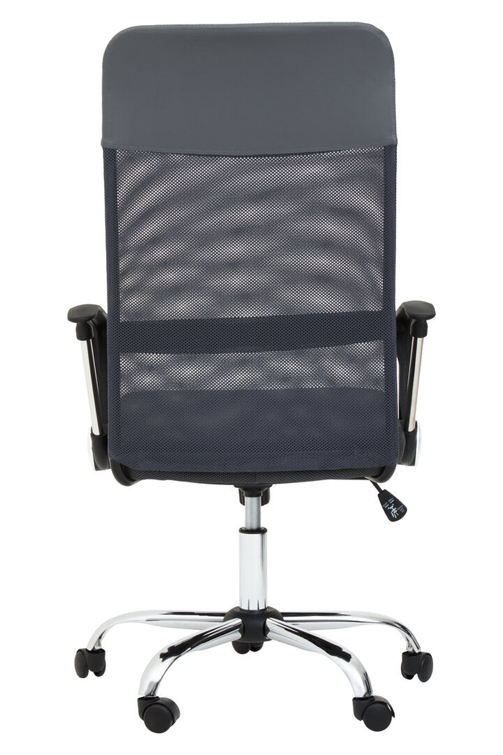 Monet Mesh & Fabric Office Chair – Black/Grey