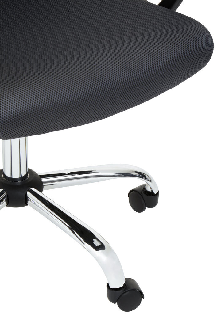 Monet Mesh & Fabric Office Chair – Black/Grey