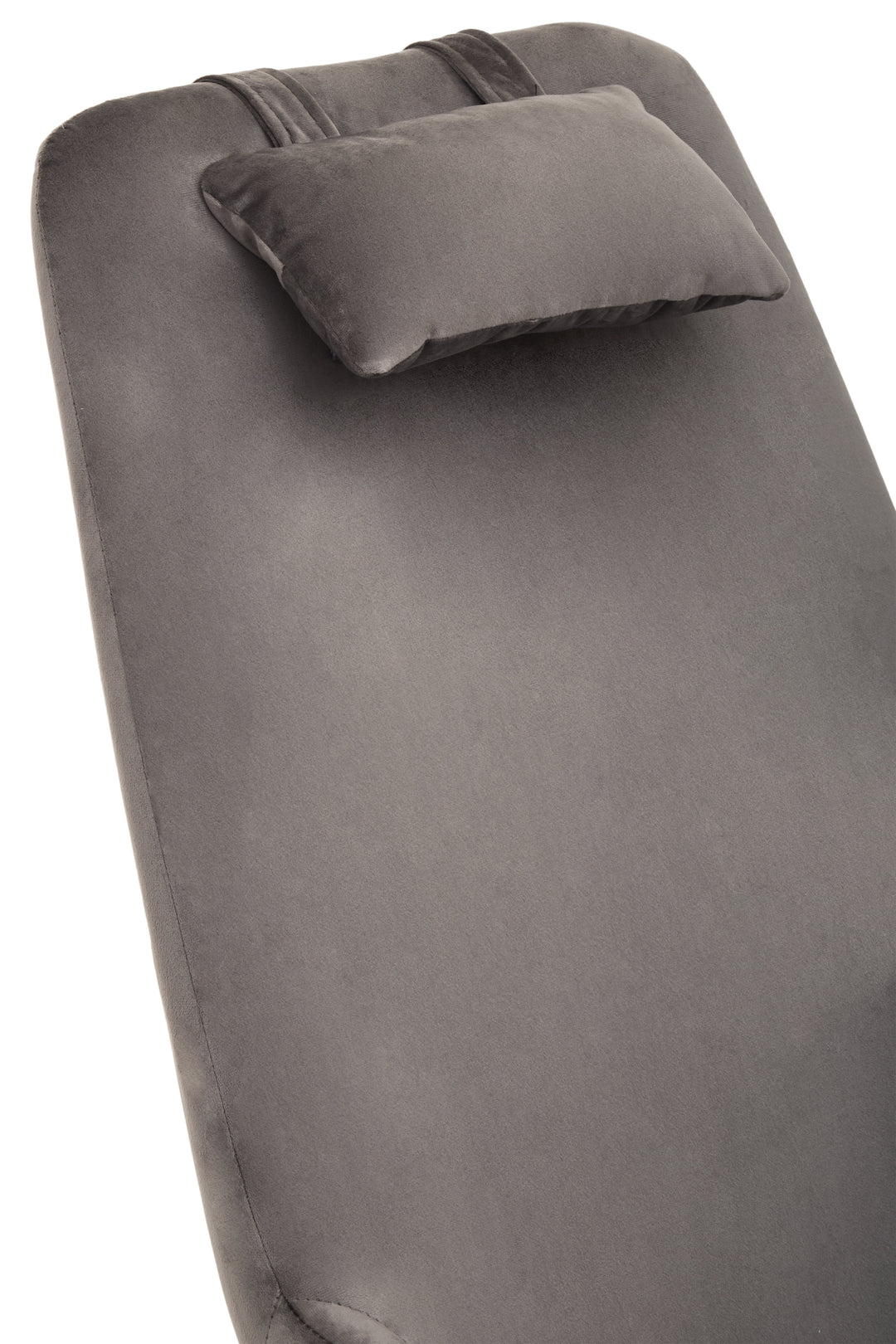 Stockholm Grey Velvet Rocking Chair