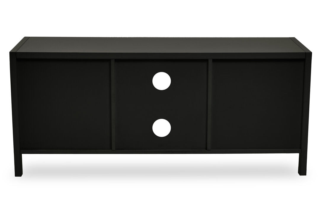 Godalming Black Wood Media Unit – Contemporary TV & Storage Unit