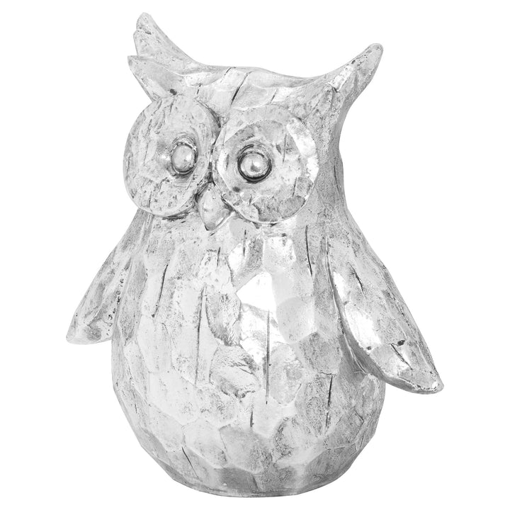 A Wise & Whimsical Friend: Olive the Large Silver Ceramic Owl