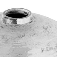 Silver Hammered Astral Decorative Vase