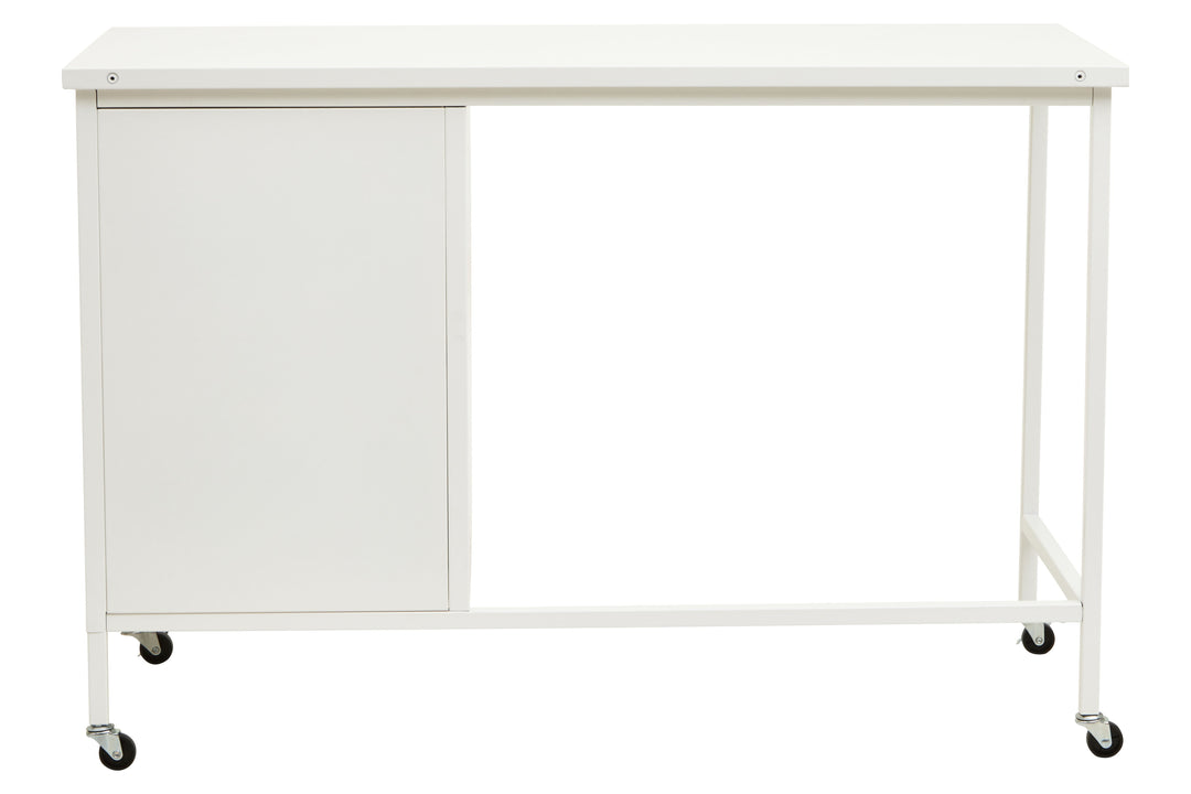 Academy White 3-Drawer Desk