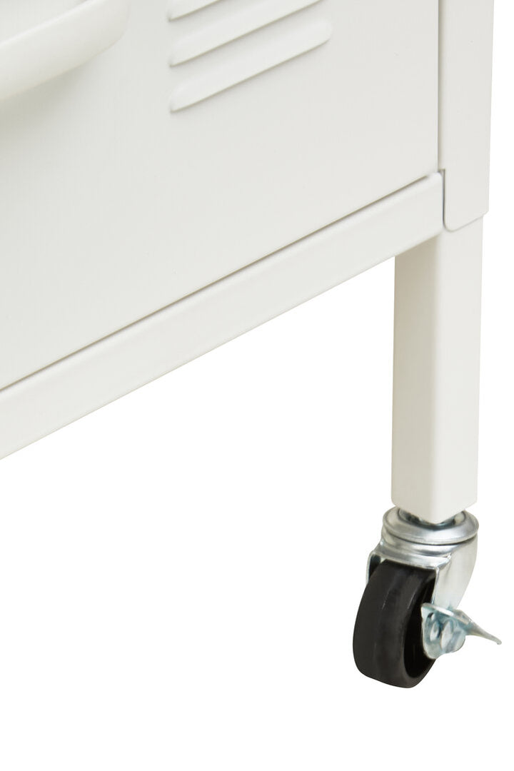 Arden 3-Drawer Desk in White