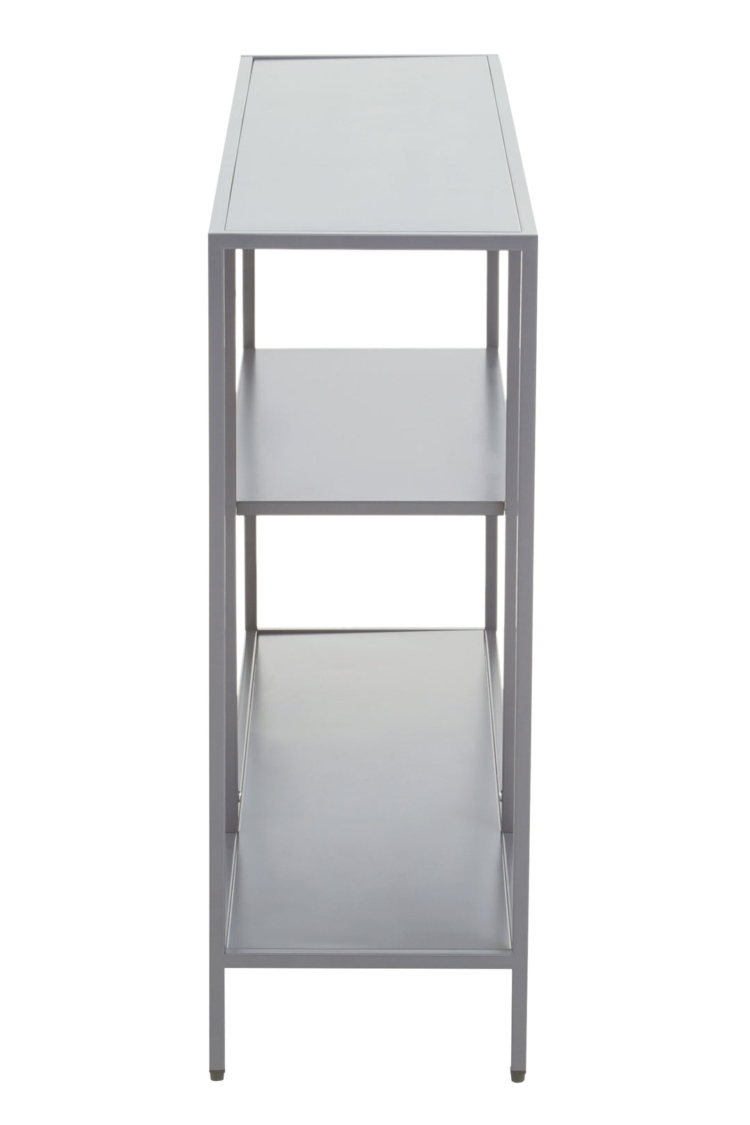 Acero Console Table in Grey Metal Finish
