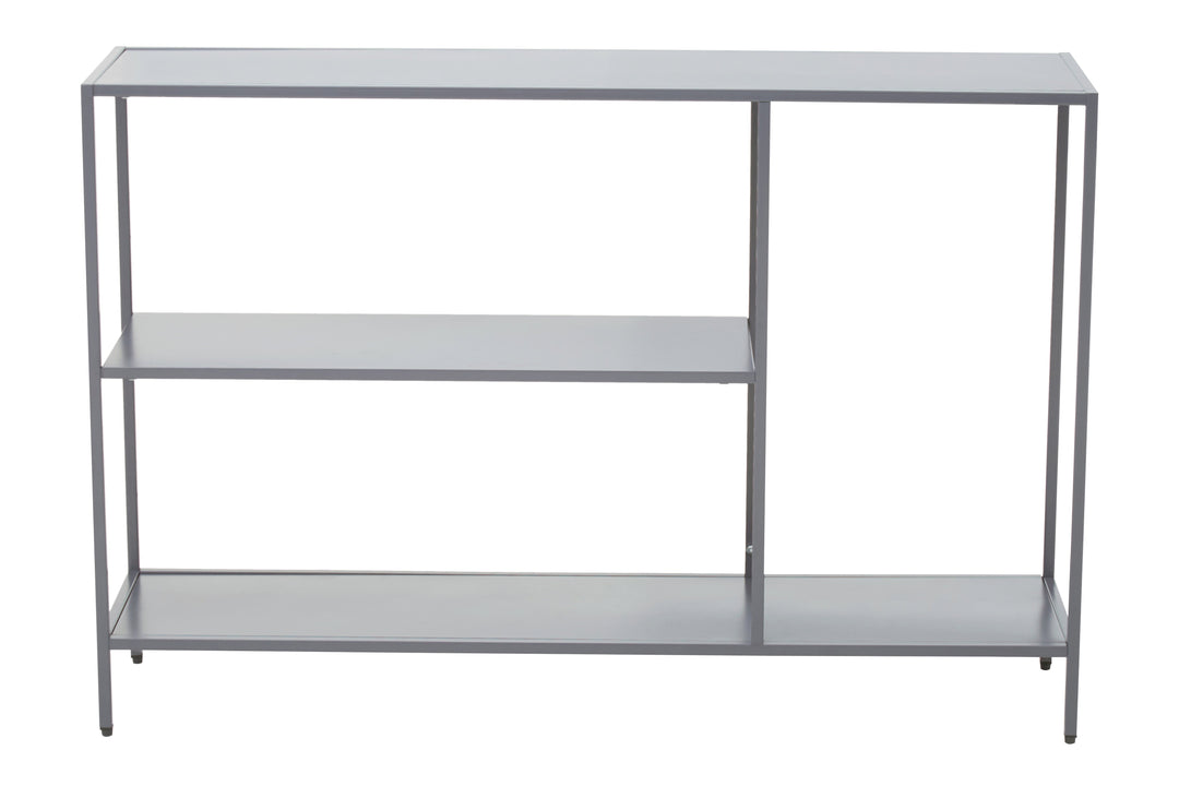 Acero Console Table in Grey Metal Finish