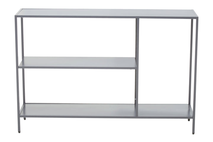 Acero Console Table in Grey Metal Finish