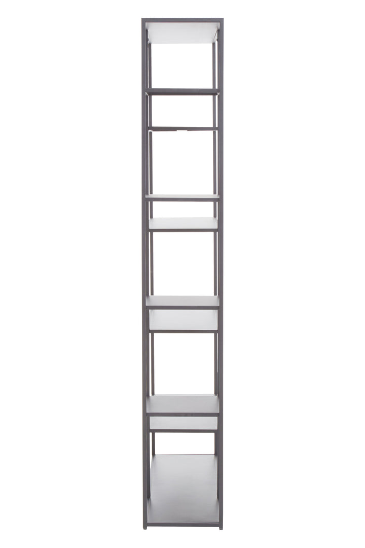 Acero Multi Shelf Unit in Grey Metal Finish