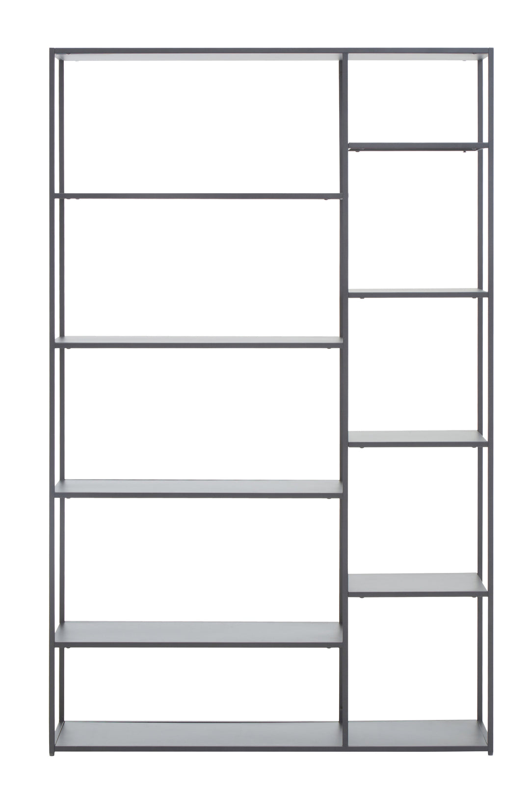 Acero Multi Shelf Unit in Grey Metal Finish