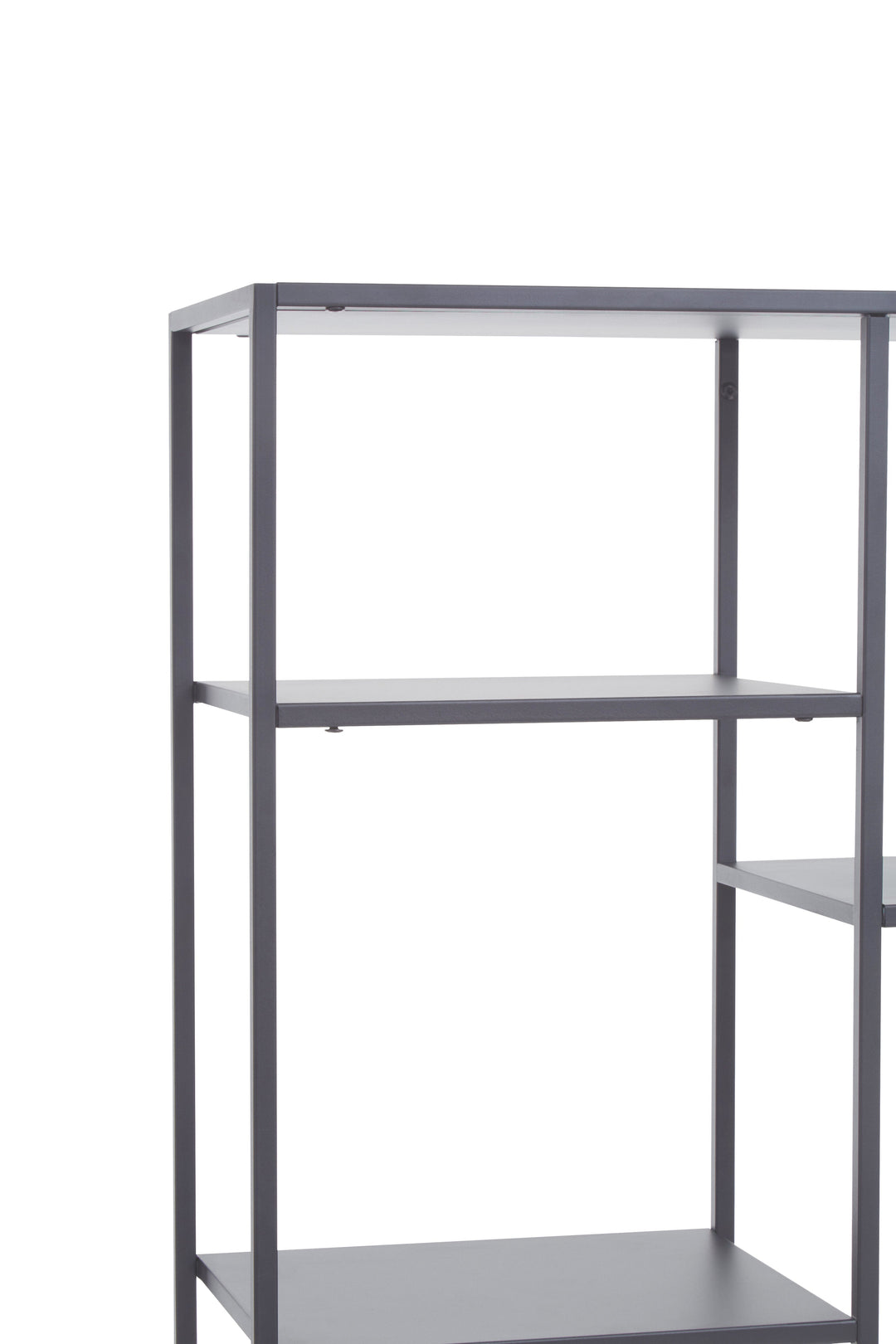 Acero Multi Shelf Unit in Grey Metal Finish
