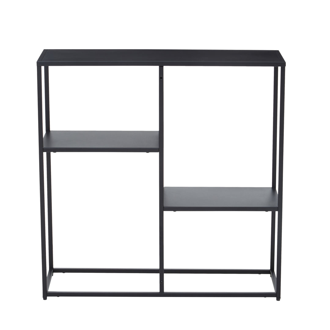 Acero Multi Shelf Unit in Black Metal Finish