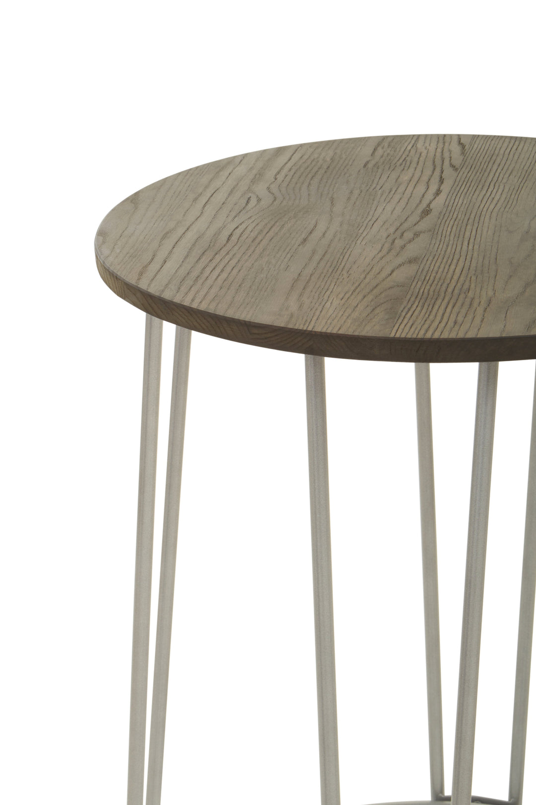 District 3-Piece Silver Bar Table & Stool Set