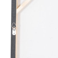 Galaxy Silver and Grey Hand-Painted Canvas