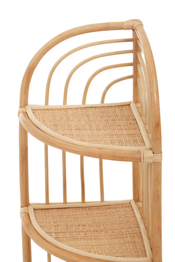 Mataram Wooden Shelf Unit with Open Design