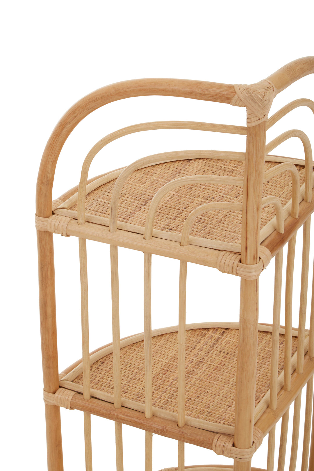 Mataram Wooden Shelf Unit with Open Design