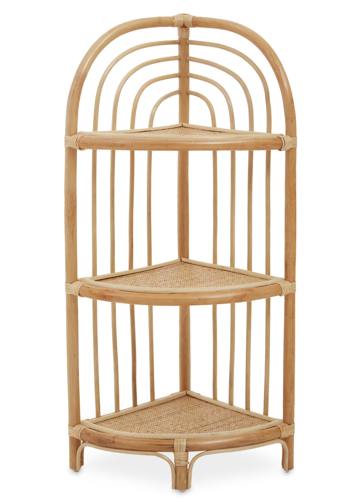 Mataram Wooden Shelf Unit with Open Design