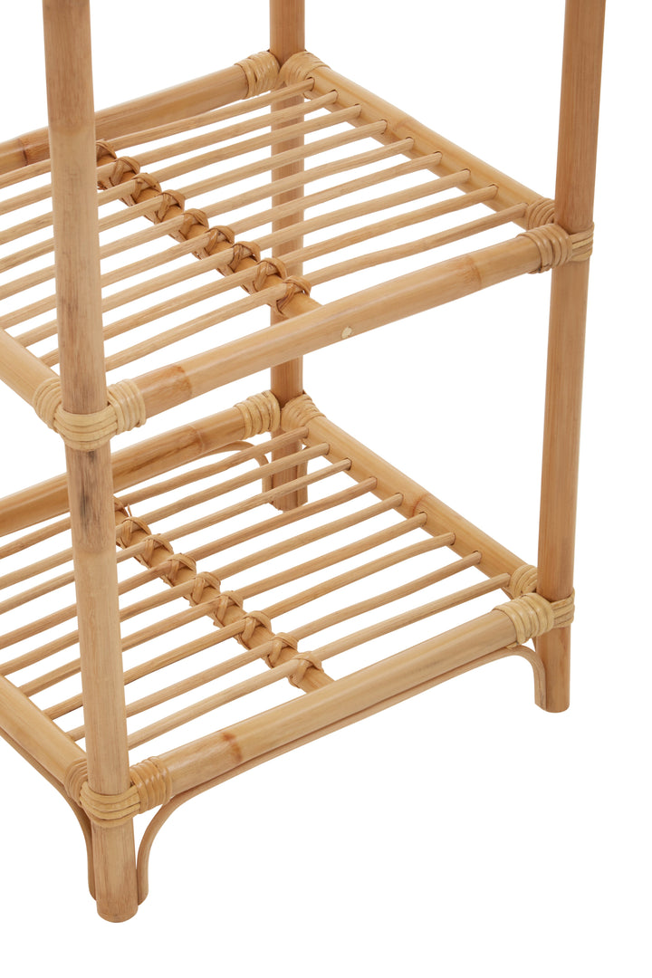 Mataram Shelf Unit in Natural Rattan Finish