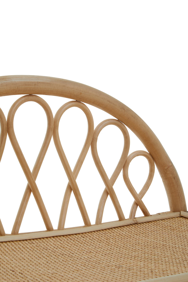 Mataram Shelf Unit in Natural Rattan – Three Tier Design