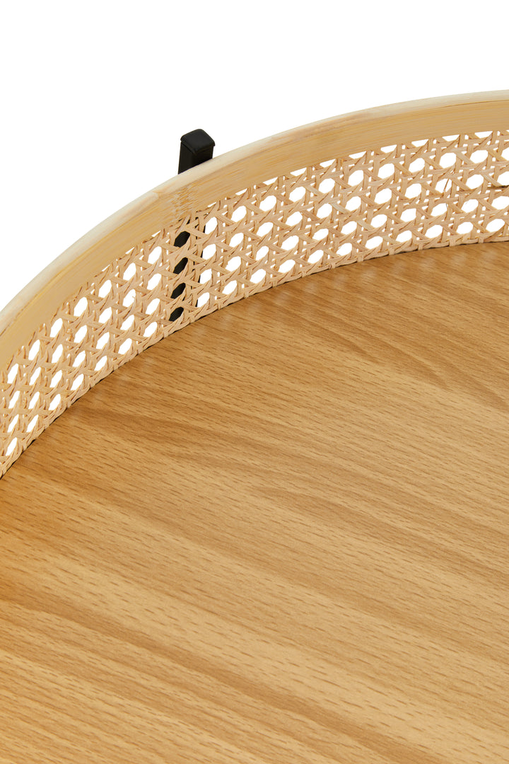 Depok Coffee Table with Cross-Leg Base Design
