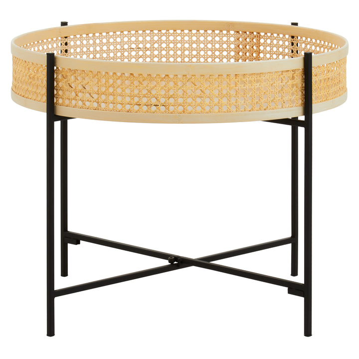 Depok Coffee Table with Cross-Leg Base Design