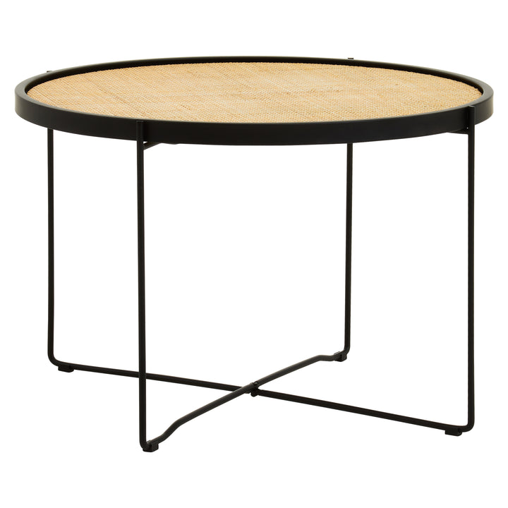 Depok Coffee Table with Cross-Leg Base Design