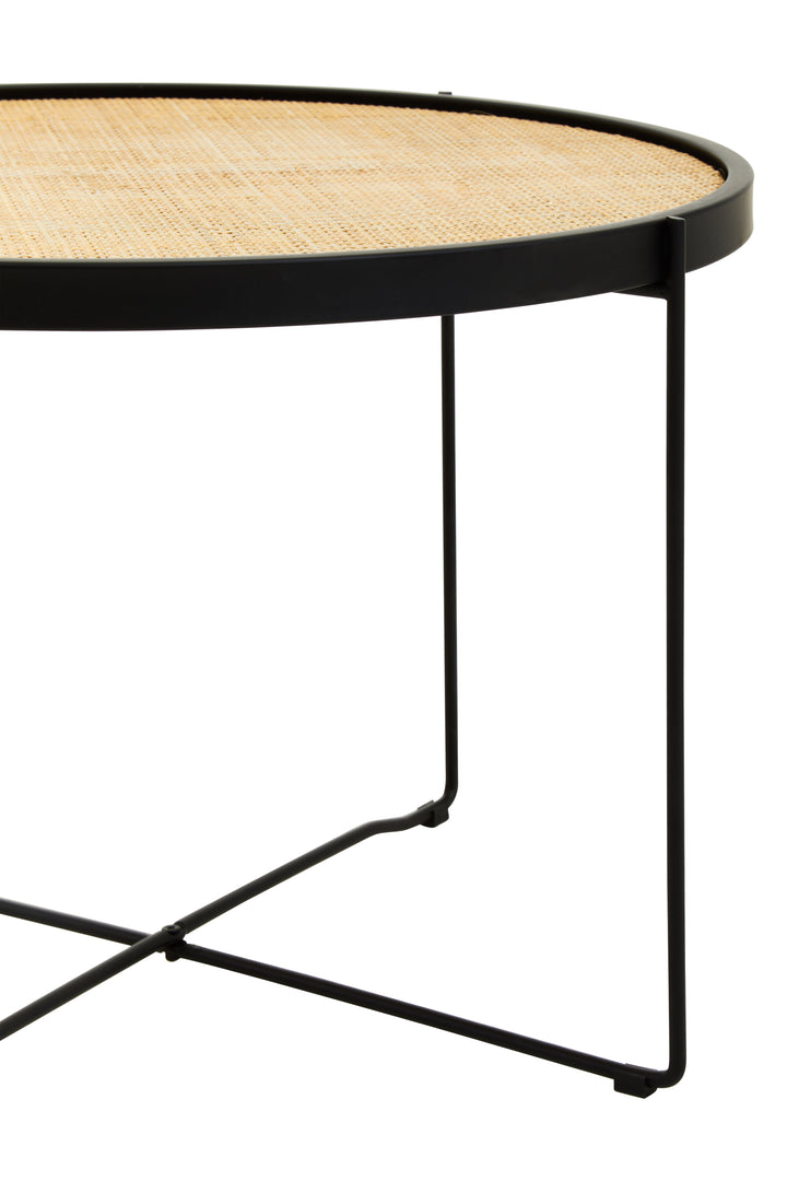 Depok Coffee Table with Cross-Leg Base Design