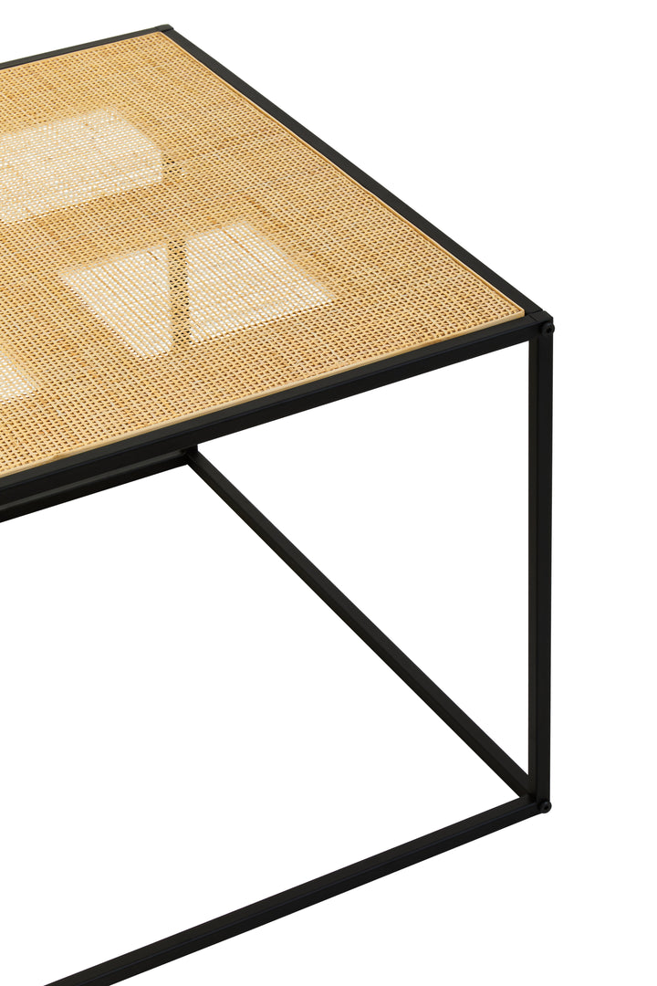 Depok Rectangular Coffee Table with Minimalist Frame
