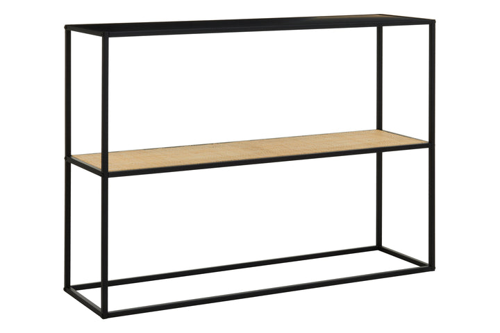 Depok Rectangular Console Table in Natural Finish