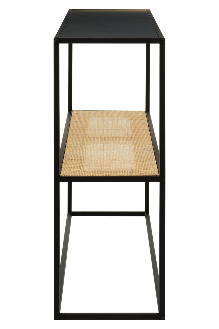 Depok Rectangular Console Table in Natural Finish