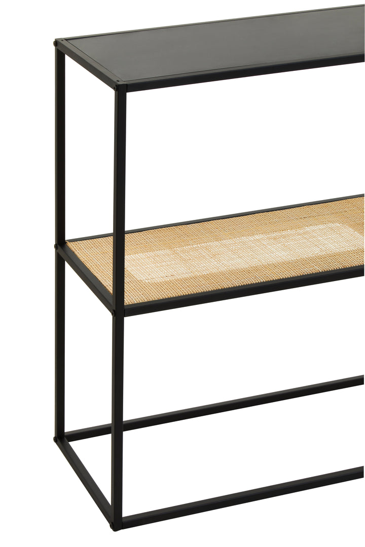 Depok Rectangular Console Table in Natural Finish