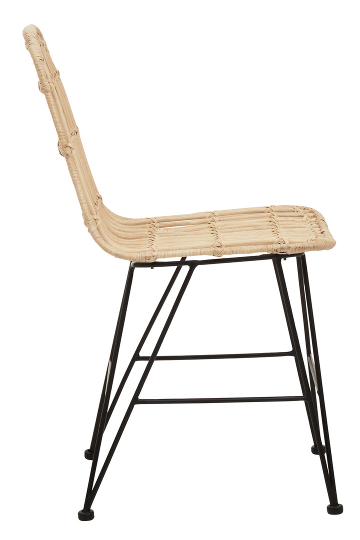 Lagom Woven Natural Rattan Dining Chair