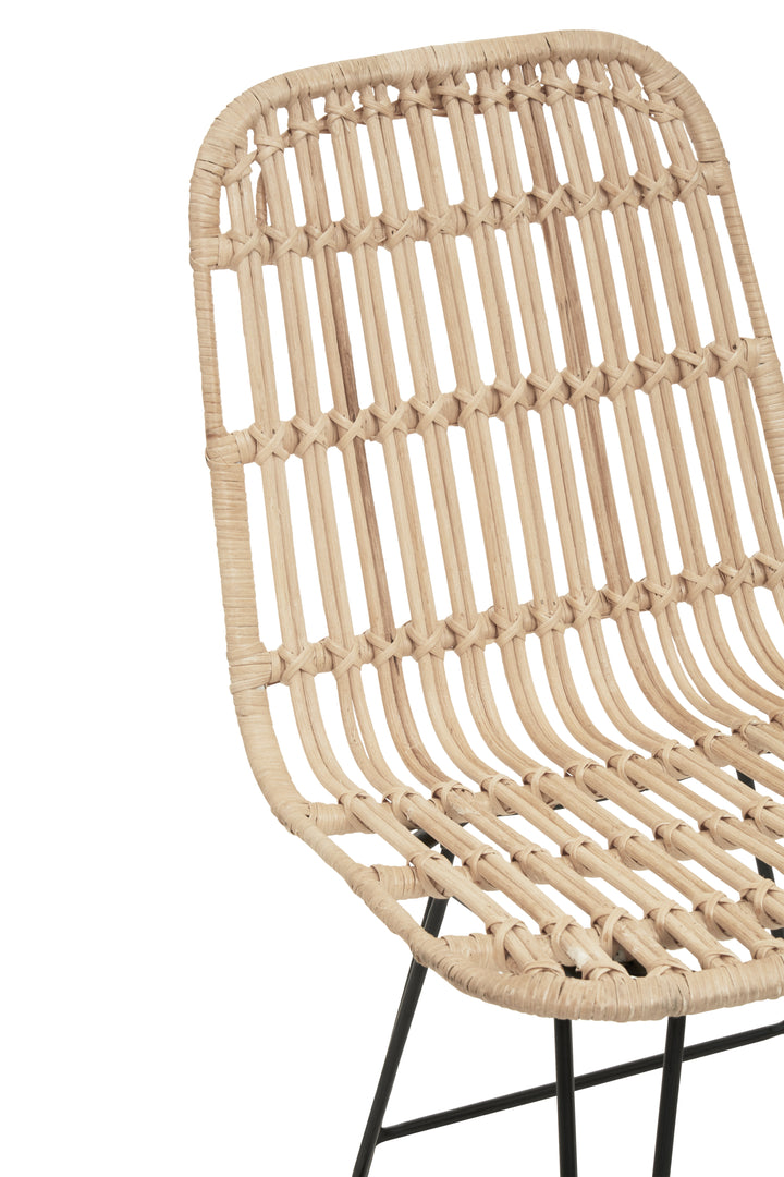 Lagom Woven Natural Rattan Dining Chair