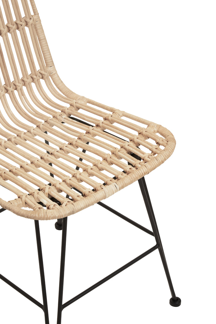 Lagom Woven Natural Rattan Dining Chair