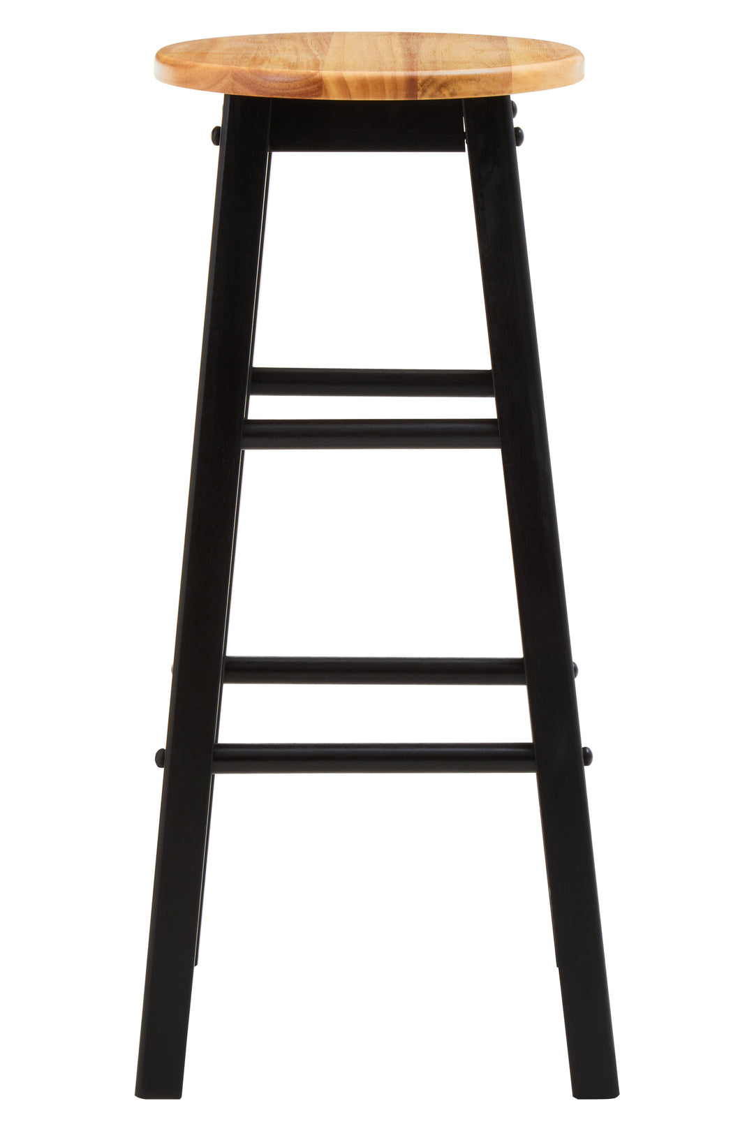Chester Black & Natural Wood Kitchen Bar Stool