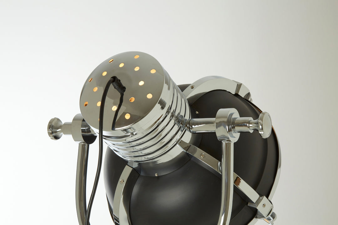 Industrial Revolution Matte Black Floor Lamp