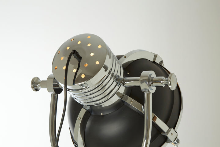 Industrial Revolution Matte Black Floor Lamp