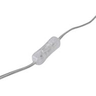 Malabar Blue & White Ceramic Table Lamp with Velvet Shade