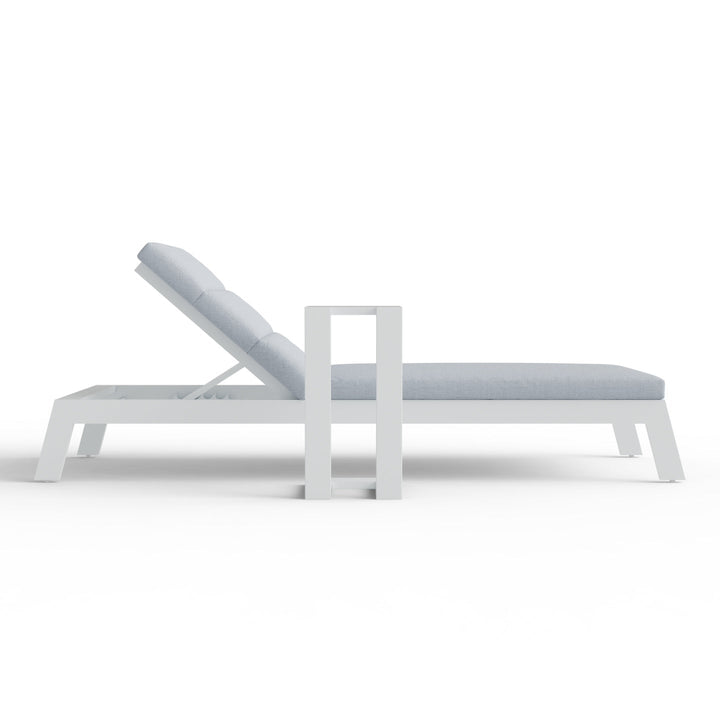 ALUXO® Dasia Outdoor Sun Lounger - White